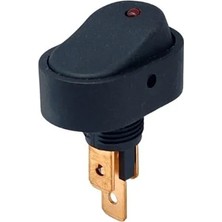 YLZ Tuşlu Anahtar Vidalı Oval Işıklı (20A 12V Dc)