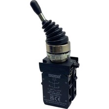 Emas cm Serisi Joystıck Buton Metal (Kalıcı) (4 Pozisyonlu) (2no+2no) (22 Mm)