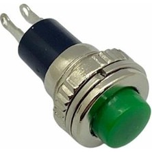 YLZ Mini Buton Metal Yaylı (10 Mm) Yeşil