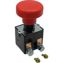 Carub 12V-48V Elektrikli Acil Stop Butonu 125 A Itmeli-Çekmeli (Devre Kesici)