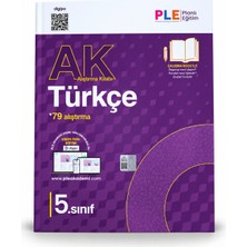 Ple Planlı Eğitim 5. Sınıf Türkçe Ak Alıştırma Kitabı 79 Alıştırma – Konu Pekiştirme, Yeni Nesil Sorular ve Türkçe Yardımcı Kaynak