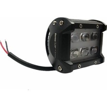 Norma 9V-60V LED Bar Off-Road Çift Sıra Beyaz (6 x 3W) (93*78*65 Mm)