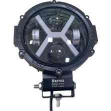Norma 9V-32V LED LAMBA OFF-ROAD (4 LEDLİ) (YUVARLAK) (162*172 MM) E9