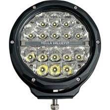 Hella 12V-24V LED Lamba Off-Road Supernova(14 Ledli) 9600 Lümen (Gündüz Sürüşlü) (Yuvarlak) (178 Mm)