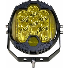 Norma 9V-80V LED Lamba Off-Road 3 Fonksiyonlu (9 Ledli) Sarı (Yuvarlak) (167 Mm*70 Mm)