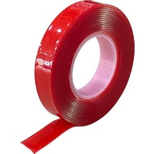 YLZ Çift Taraflı Bant 10 mm x 2 mt Şeffaf (Silikonlu)