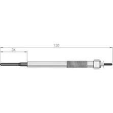 23V KIZDIRMA BUJİSİ ISUZU NOR/NOVA 4HK1/6HK1 (ET.1 GERMANY)