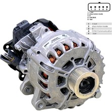 Valeo 12V Alternatör Dinamo 180 A (Lın) (5 Fiş) (Start-Stop) Cıtroen-Peugeot 2009