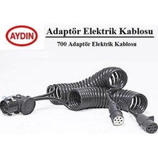 AYDIN TIR DORSE ELEKTRİK KABLOSU 7'Lİ X 2 (3'LÜ) (ADAPTÖR) (13 KABLOLU) (4.5 MT) PLS