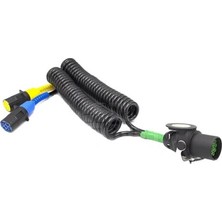 TIR DORSE ELEKTRİK KABLOSU 7'Lİ X 2 (3'LÜ) (ADAPTÖR) (12 KABLOLU) (4.5 MT)