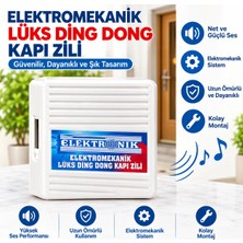 Masfitech Elektromekanik Lux Din Dong Kapı Zili