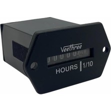 Veethree 10V-28V Motor Çalışma Saati (Köşeli)
