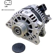 YLZ 12V Alternatör Dinamo 130 A (Tek Fiş) (Lın) Hyundaı Elantra IV/I20/I40-KIA Carens Iv/rıo/stonıc Oem