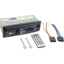 YLZ Oto Teyp-Radyo Aux/bluetooth/mp3/sd Kart/usb x 2 Şarj (Uzaktan Kumandalı) (Kırmızı Işıklı)