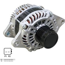 12V Alternatör Dinamo Mıtsubıshı Tipi 115 A (2 Fiş) (F1 F2) Chrysler-Dodge-Jeep