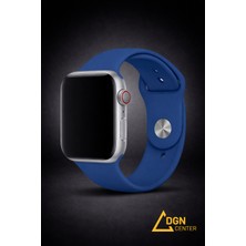 Fmk Apple Watch 44 mm (4. , 5., 6. Nesil, Se 1 ve Se 2) Uyumlu Premium Silikon Kordon