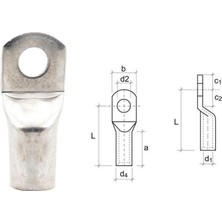 70 MM KABLO PABUCU (SIKMALI) (ST 7012) (DELİK ÇAPI:12 MM)