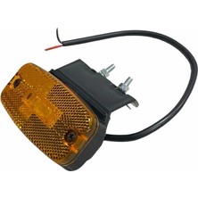 Mars 24V DORSE YAN SİNYAL LAMBA SİDE MARKER (3 LEDLİ) (DIŞA BAĞLANTI) (OVAL) (110*50 MM)