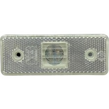 Bulus 24V Yan Sinyal Lambası Side Marker (Ledli) (Şeffaf-Mavi)