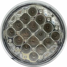 Newlight 24V SİNYAL LAMBASI YUVARLAK (ŞEFFAF) (LEDLİ) (122 MM)