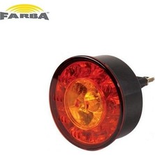 Farba 24V Park-Sinyal Lambası 16 Ledli (Yuvarlak) ( 98 Mm) Bmc-Karsan-Temsa