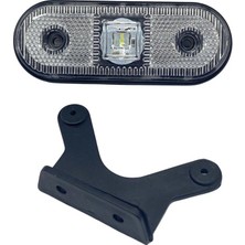 POE 12V-24V YAN PARK LAMBASI DORSE SİDE MARKER BEYAZ YM (TEK LEDLİ) (119*46 MM)