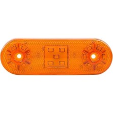 ÜÇLER 12V-24V YAN SİNYAL LAMBASI DORSE SİDE MARKER SARI (17 LEDLİ)