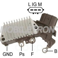 Mobiletron 12V Alternatör Konjektör (Yan Oval Soket 3 Fiş) (M-Ig-L) Toyota