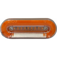 12V-24V POZİSYON LAMBASI (3 FONKSİYONLU) (SARI NEON LEDLİ) (120*44 MM)