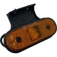ÜÇLER 24V YAN SİNYAL LAMBASI DORSE SİDE MARKER SARI (LEDLİ)