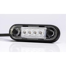 FRISTOM 12V-36V PARMAK LAMBA 4-LEDLİ KABLOLU BEYAZ (85*28 MM) E9