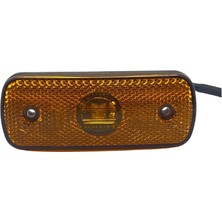 SABA-VARROC 24V YAN SİNYAL LAMBASI SİDE MARKER SARI (TEK LEDLİ) (109*44 MM)
