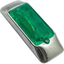 Dekor Lambası Yeşil Krom Çerçeve (5W Sofit 36 Mm-Ampulsüz) (105*37 Mm)