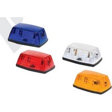Stopplas Yan Ikaz Lambası 6 ( Ledli) 081 Tipi Pls (Kırmızı)