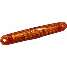 12V-24V PARMAK LAMBA 9-LEDLİ SARI (100*15 MM)