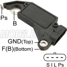 Mobiletron 12V ALTERNATÖR KONJEKTÖR DELCO TİPİ (OVAL SOKETLİ 4 FİŞ) DAEWOO-RENAULT TWINGO