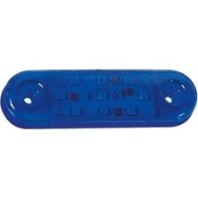 12V-24V Parmak Lamba 9-Ledli Mavi Geniş (85*25 Mm)