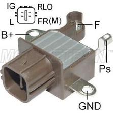 Mobiletron 12V Alternatör Konjektör Denso Tipi 100 A (4 Fiş) ( Ig-L-Rlo-Fr-(M) ) Toyota