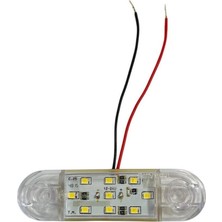 POE 12V-24V Parmak Lamba 9-Ledli Beyaz Geniş (85*25 Mm)