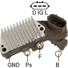 Mobiletron 12V Alternatör Konjektör Nıppon Denso Tipi (3 Fiş Oval Soketli) (D-Ig-L)