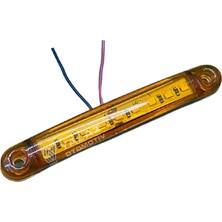 12V-24V PARMAK LAMBA 9-LEDLİ SARI (103*10 MM)