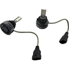 Nıken 12V Hb4 9006 Csp LED Xenon Far Ampul Seti 6500K 8000 Lümen