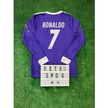 Belirtilmemiş Real Madrid Uzun Kol Mor Renk 2017 Sezonu Cristiano Ronaldo Forma