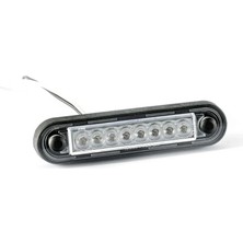Fristom Frıstom 12V-24V Parmak Lamba 8-Ledli Kırmızı (120*12 Mm) E9
