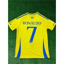 Belirtilmemiş Al Nassr Sarı Renk Iç Saha Kısa Kol Ronaldo Forma / Cristiano Ronaldo Forma