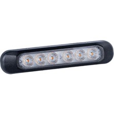 Fristom Frıstom 12V-24V Pozisyon Lambası 6 Ledli (Sarı) (132*28 Mm) E9