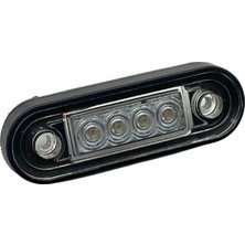 B.A. Design 12V-24V Parmak Lamba 4-Ledli (Kırmızı) (85*28 Mm)