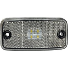 Fristom Frıstom 12V-24V Yan Park Lambası 4-Ledli Beyaz (110*55 Mm) Hella Tipi E9