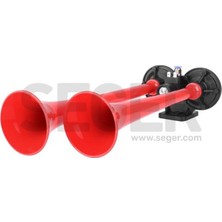 Seger 12V 2'li Havalı Korna Düz Ses