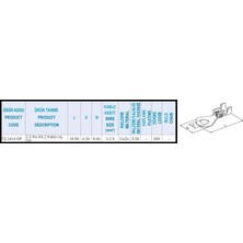 Mesa Ts 2414 Dp Ku-2.5 Kablo Ucu (Delik Çapı:4.2 Mm)